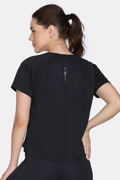 Zelocity Quick Dry Relaxed Top - Black Beauty — image 4